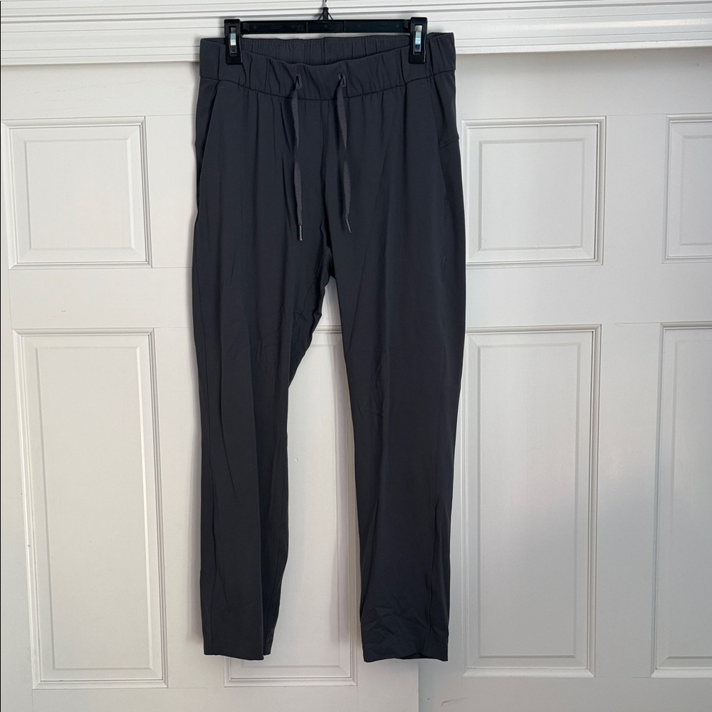 lululemon athletica Charcoal On the Fly Drawstring Pants